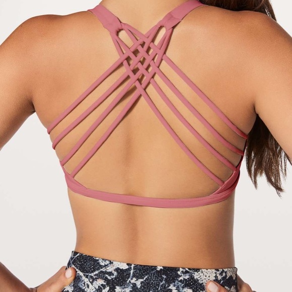 lululemon athletica Other - Lululemon Free to be Wild Bra in Rose